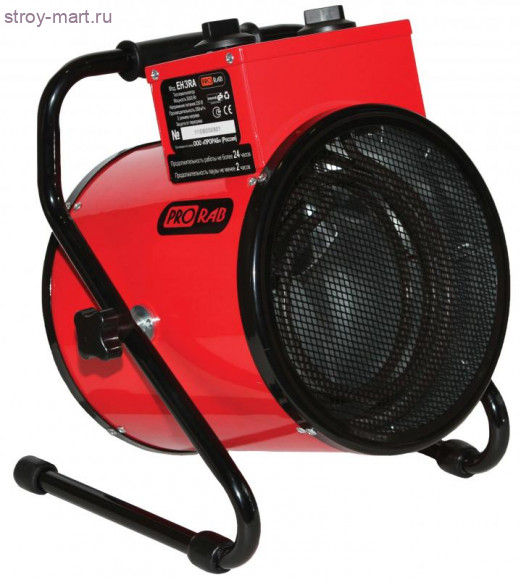 Электрический тепловентилятор Prorab EH 3RA Электрический тепловентилятор Prorab EH 3RA