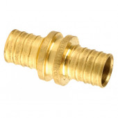Муфта равносторонняя под надвижную гильзу латунная - 20х20 (2,8) Муфта равносторонняя под надвижную гильзу латунная - 20х20 (2,8)
