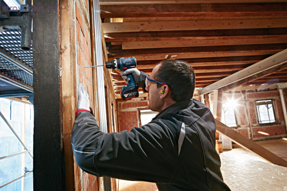 Аккумуляторная ударная дрель-шуруповерт Bosch GSB 18 V-EC Professional - 06019D7100 Аккумуляторная ударная дрель-шуруповерт Bosch GSB 18 V-EC Professional - 06019D7100