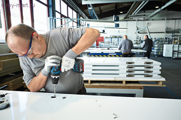 Аккумуляторная ударная дрель-шуруповерт Bosch GSB 18 V-EC Professional - 06019D7100 Аккумуляторная ударная дрель-шуруповерт Bosch GSB 18 V-EC Professional - 06019D7100