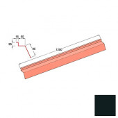 Карнизная планка Classic Decra Classic/Roman/Stratos L=1250 (1110*) мм Черный бриллиант - С-000113318 Карнизная планка Classic Decra Classic/Roman/Stratos L=1250 (1110*) мм Черный бриллиант - С-000113318