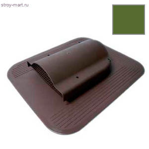 К-17 Вентилятор подкр простр-ва с проходным эл-том для кровли из ГЧ (при монтаже) зеленый - С-000099126 К-17 Вентилятор подкр простр-ва с проходным эл-том для кровли из ГЧ (при монтаже) зеленый - С-000099126