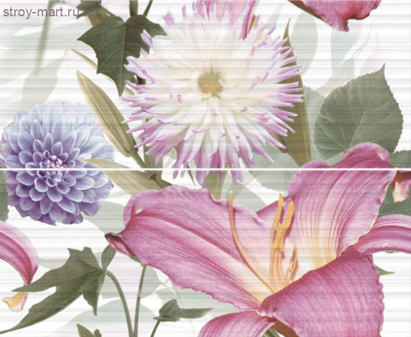 Fantasy Bouquet Панно (из 2-х штук) 50х40 Fantasy Bouquet Панно (из 2-х штук) 50х40