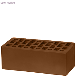 Кирпич лицевой 1,4 НФ коричневый щелевой гладкий М-150 (352 шт.) Воротынск. - С-000102460