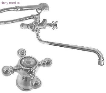 Смеситель для ванны Aqua2 р/затвор дл/излив Serra - 4606034170748 Смеситель для ванны Aqua2 р/затвор дл/излив Serra - 4606034170748