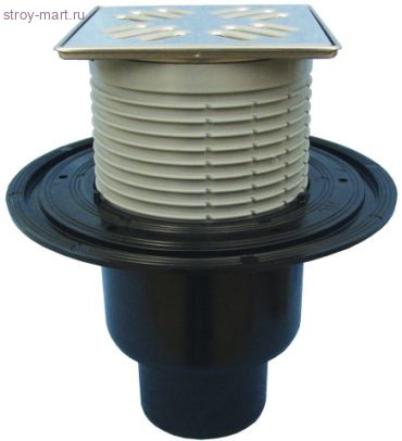 Трап вертикальный Дн 50/75/110 с решеткой из неж стали крепление Klik-Klak HL 310N-3000 Трап вертикальный Дн 50/75/110 с решеткой из неж стали крепление Klik-Klak HL 310N-3000