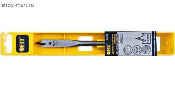 Сверло по дереву перовое «FIT» Профи, хвостовик под биту 40*152 мм / 36200 - С-000114408