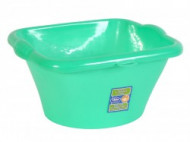 Таз 9 л, пластмассовый, бирюза, квадратный. Эккопласт 2766 - С-000100794 Таз 9 л, пластмассовый, бирюза, квадратный. Эккопласт 2766 - С-000100794