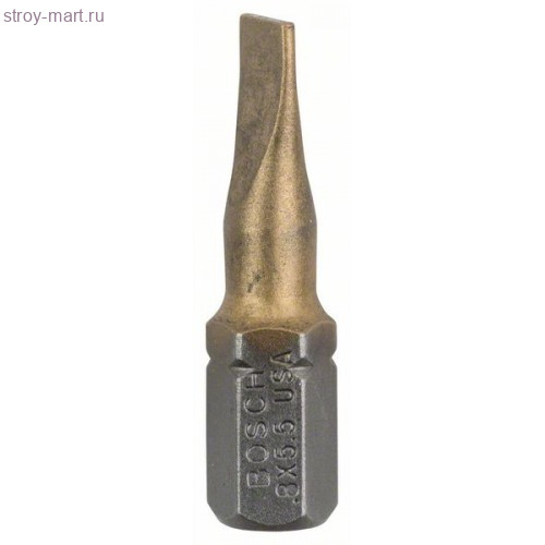 3 БИТ 25ММ S 0.8Х5.5 TIN - 2607001491 3 БИТ 25ММ S 0.8Х5.5 TIN - 2607001491