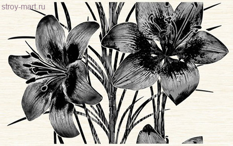 Piano черн. /09-03-04-081-2/ /96-46-04-8102/ Декор 40х25 Piano черн. /09-03-04-081-2/ /96-46-04-8102/ Декор 40х25