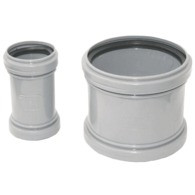 Муфта НПВХ серый 2-х растр соединительн Дн 110 нап - 027-8531 Муфта НПВХ серый 2-х растр соединительн Дн 110 нап - 027-8531