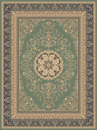 Devos Caby Ковер Isphahan 77919 Green 0,65х1,35 м Devos Caby Ковер Isphahan 77919 Green 0,65х1,35 м