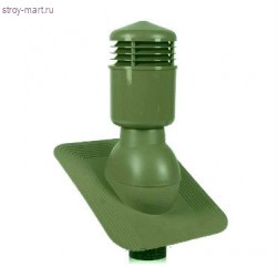 К-22 Вент. выход изол d=110 мм h=495мм с проходным эл-том для кровли из ГЧ (при монтаже) зеленый - С-000099723 К-22 Вент. выход изол d=110 мм h=495мм с проходным эл-том для кровли из ГЧ (при монтаже) зеленый - С-000099723