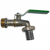 Кран водоразборн латунь Ду 15 НР ручка рычаг - 4606034159965 Кран водоразборн латунь Ду 15 НР ручка рычаг - 4606034159965