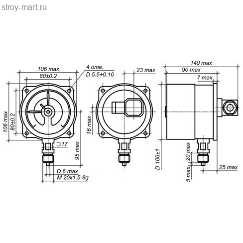 Манометр сигнализирующий ДМ2010Сr Дк100 1,6МПа исп5 Манотомь - 011-0077 Манометр сигнализирующий ДМ2010Сr Дк100 1,6МПа исп5 Манотомь - 011-0077