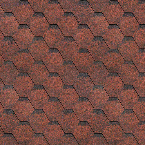Кровельная плитка Шинглас Финская черепица «красный» (3 кв. м в уп.) - С-000111600 Кровельная плитка Шинглас Финская черепица «красный» (3 кв. м в уп.) - С-000111600