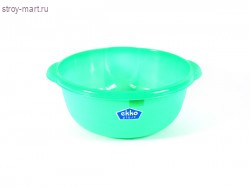 Таз 7 л, пластмассовый, бирюза, круглый. Эккопласт 2723 - С-000100804 Таз 7 л, пластмассовый, бирюза, круглый. Эккопласт 2723 - С-000100804