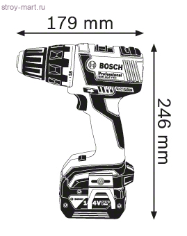 Аккумуляторная дрель-шуруповерт Bosch GSR 14,4 V-EC Professional - 06019D6000 Аккумуляторная дрель-шуруповерт Bosch GSR 14,4 V-EC Professional - 06019D6000