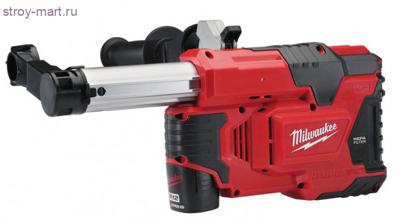 Система пылеудаления MILWAUKEE M12 DE-201C для перфораторов 4933440500 Система пылеудаления MILWAUKEE M12 DE-201C для перфораторов 4933440500