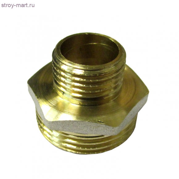 Ниппель латунь переходн никель Ду 25х15 аналог STC НР - 027-8198