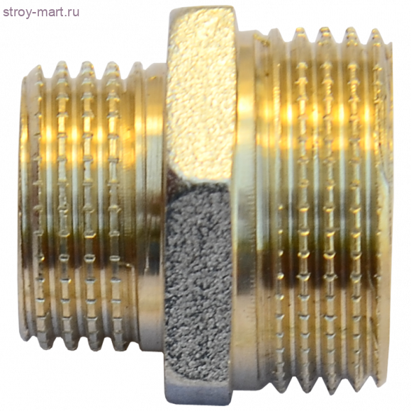 Ниппель латунь переходн никель Ду 25х15 аналог STC НР - 027-8198