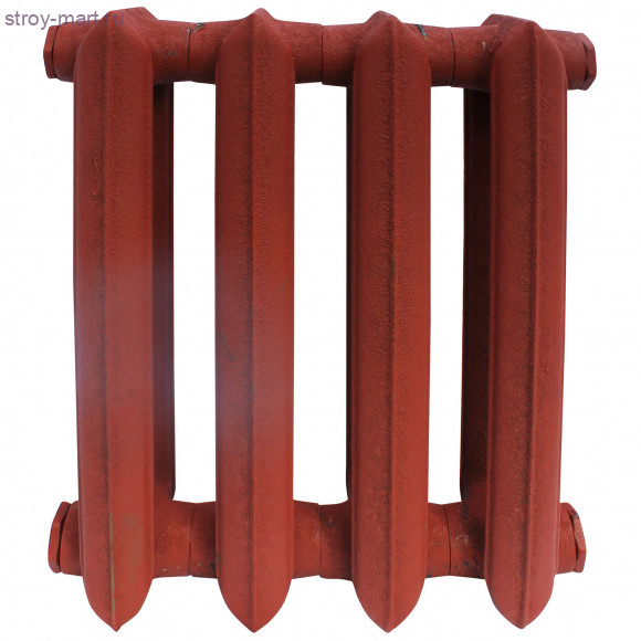 Радиатор чугун МС-140М-500 4 секции Ду15 МЗОО - 4606034089903