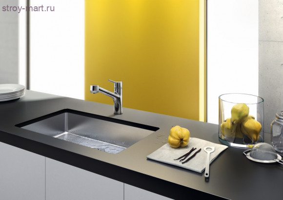 Смеситель для кухни, однорычажный, с выдвижным душем, ?’ Talis S 32841000 Смеситель для кухни, однорычажный, с выдвижным душем, ?’ Talis S 32841000