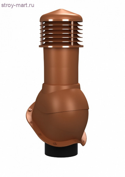 К-55 Вент. выход изолированный Д=150мм с проходным эл-том для кровли из МЧ коричн. - С-000096835 К-55 Вент. выход изолированный Д=150мм с проходным эл-том для кровли из МЧ коричн. - С-000096835