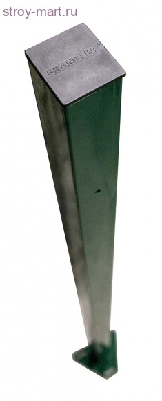 Столб+заглушка GL 62*55*3000мм РЕ-1.4мм - С-000111091 Столб+заглушка GL 62*55*3000мм РЕ-1.4мм - С-000111091
