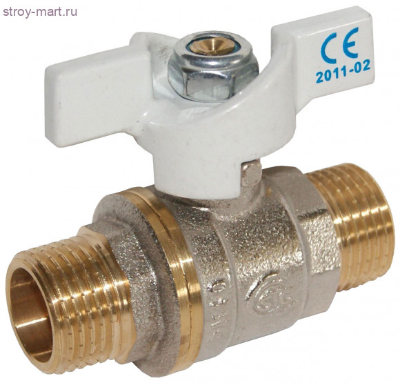 Кран шаровой латунь Faro 1206 Ду 25 НР/НР бабочка STC 1206 - 4606034047385 Кран шаровой латунь Faro 1206 Ду 25 НР/НР бабочка STC 1206 - 4606034047385