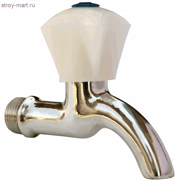 Кран водоразборн латунь Ду 15 НР настенный КВ15Д-04 - 4606034138533