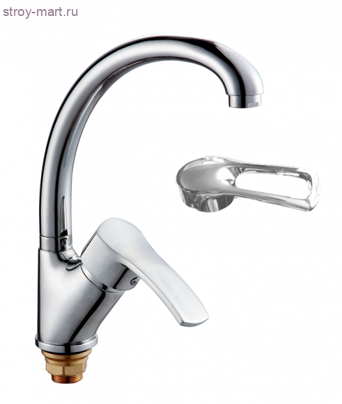 Смеситель одноручный для мойки ПСМ-335-КТ/017 хром к/затвор выс/излив бок/ручка - 026-1389 Смеситель одноручный для мойки ПСМ-335-КТ/017 хром к/затвор выс/излив бок/ручка - 026-1389