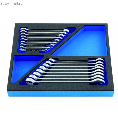 Набор комбинированных ключей, двойной модуль м 50829-4 - HE-50829000480 Набор комбинированных ключей, двойной модуль м 50829-4 - HE-50829000480