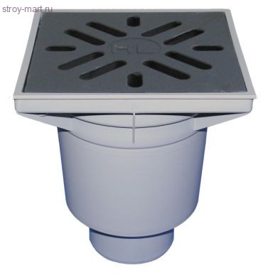 Трап Ду 110 чугун решетка, дворовой HL 606W Трап Ду 110 чугун решетка, дворовой HL 606W