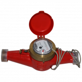 Счётчик х/в и г/в крыльчатый многоструйный импульсный ВСКМ 90 ДГ Атлант Ду 25 Ру10 120С резьба в комплекте ПК Прибор - 030-0306 Счётчик х/в и г/в крыльчатый многоструйный импульсный ВСКМ 90 ДГ Атлант Ду 25 Ру10 120С резьба в комплекте ПК Прибор - 030-0306