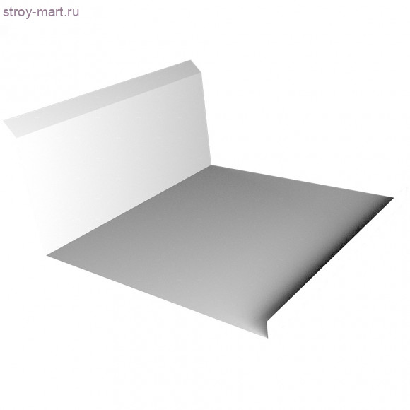 Планка примыкания нижняя, Velur 20, 122х250 мм L=2м - С-000101264 Планка примыкания нижняя, Velur 20, 122х250 мм L=2м - С-000101264