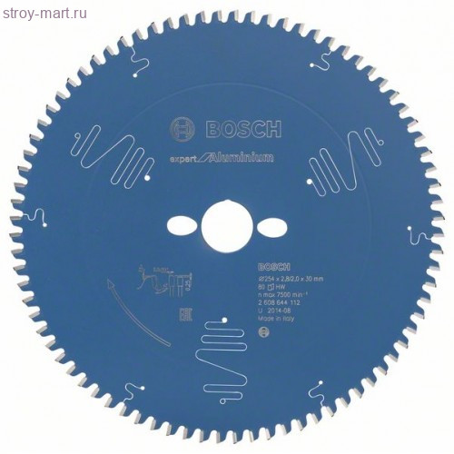 Цирк диск Expert for Aluminium 254x30x2.8/2x80T - 2608644112 Цирк диск Expert for Aluminium 254x30x2.8/2x80T - 2608644112