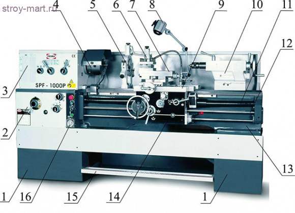 Универсальный токарный станок SPF-1500P - 25150000 Универсальный токарный станок SPF-1500P - 25150000