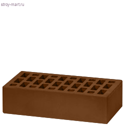 Кирпич лицевой 1НФ коричневый щелевой гладкий М-150 (480 шт.) Воротынск. - С-000102457