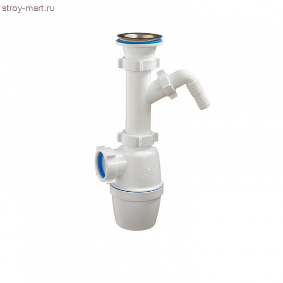 Сифон для умывальника/мойки 1 1/2х40 бутылочный с отверстием Орио А4005 Сифон для умывальника/мойки 1 1/2х40 бутылочный с отверстием Орио А4005