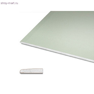 ГКЛВ Кнауф 2000х1200х12,5 мм (влагостойкий) - С-000121228 ГКЛВ Кнауф 2000х1200х12,5 мм (влагостойкий) - С-000121228