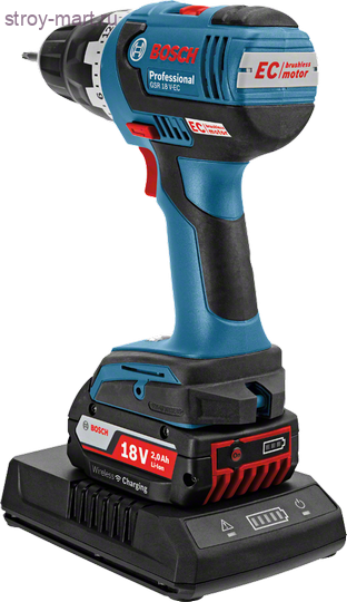 Аккумуляторная дрель-шуруповерт Bosch GSR 18 V-EC Professional - 06019D6105 Аккумуляторная дрель-шуруповерт Bosch GSR 18 V-EC Professional - 06019D6105