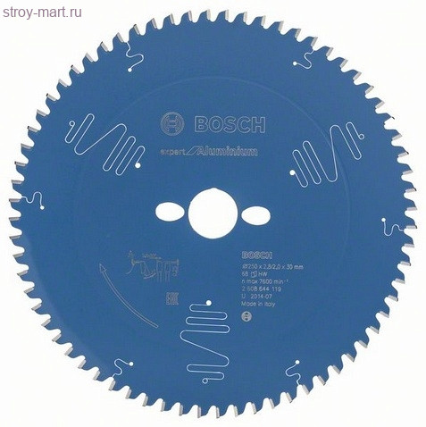 Цирк диск Expert for Aluminium 250x30x2.8/2x68T - 2608644119 Цирк диск Expert for Aluminium 250x30x2.8/2x68T - 2608644119