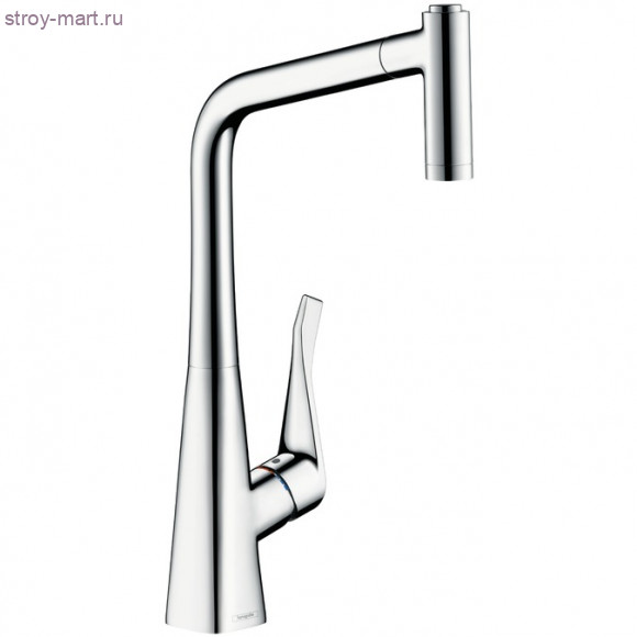 Смеситель для кухни однорычажный, с выдвижным душем, ?? Metris 14820000 Смеситель для кухни однорычажный, с выдвижным душем, ?? Metris 14820000