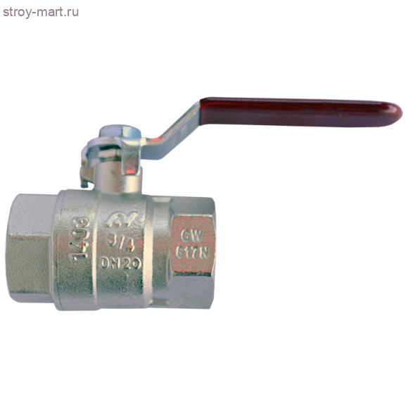 Кран шаровой латунь Idro 1505 Ду 20 ВР/ВР полный проход рычаг STC 1505 - 4606034045633 Кран шаровой латунь Idro 1505 Ду 20 ВР/ВР полный проход рычаг STC 1505 - 4606034045633