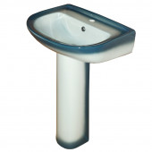 Умывальник Ресса зеленый декор с пьедесталом 1 отверстие 2 величины б/комплекта Кировская Керамика - 4606034156605 Умывальник Ресса зеленый декор с пьедесталом 1 отверстие 2 величины б/комплекта Кировская Керамика - 4606034156605