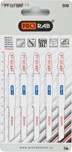 Пильные полотна по дереву Prorab PT 101 BRF