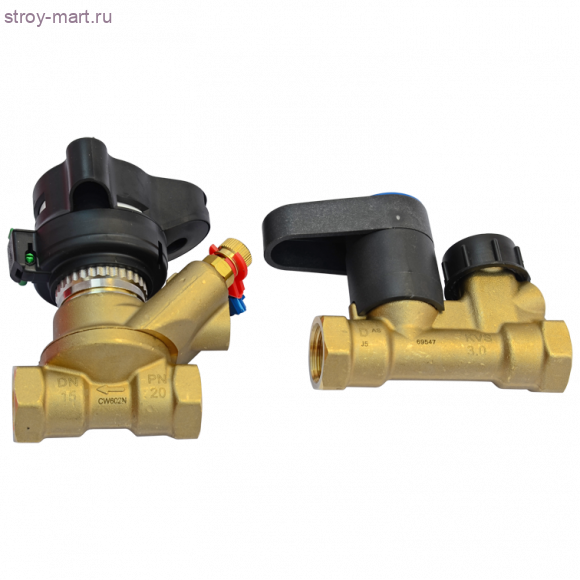 Комплект клапанов балансировочных MSV-BD/MSV-S Ду 25 Ру20 ручной ВР/ВР Danfoss 003Z4053