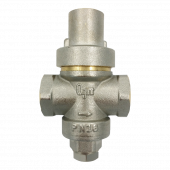 Регулятор давления с вых. под манометр поршневой латунь с никел. покр. 3/4 ВР Ру16 0-9.0 бар Ogint - 022-1780