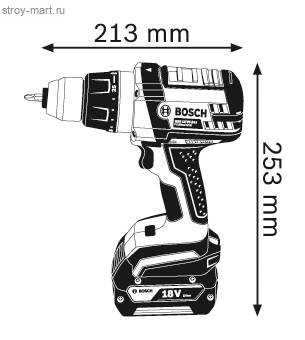 Аккумуляторная дрель-шуруповерт Bosch GSR 18 VE-2-LI Professional - 06019D9100 Аккумуляторная дрель-шуруповерт Bosch GSR 18 VE-2-LI Professional - 06019D9100